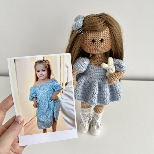 Unique Birthday Gift for Daughter: Custom Photo Doll Made Just for Her