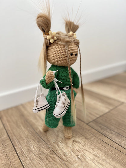 Unique Handmade Crochet Portrait Doll