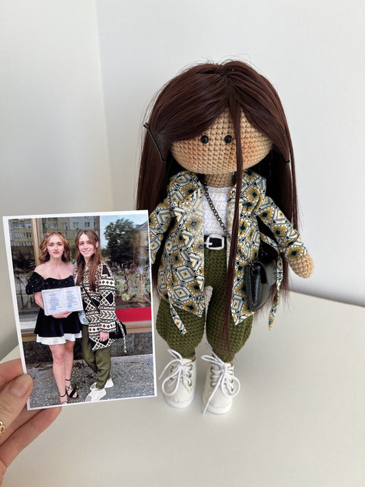 Personalized Crochet Figure - Unique Amigurumi Mini You Gift