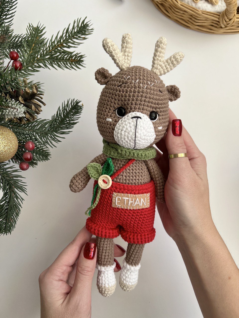Cozy Crochet Moose Stuffed Animal | Unique Amigurumi Gift