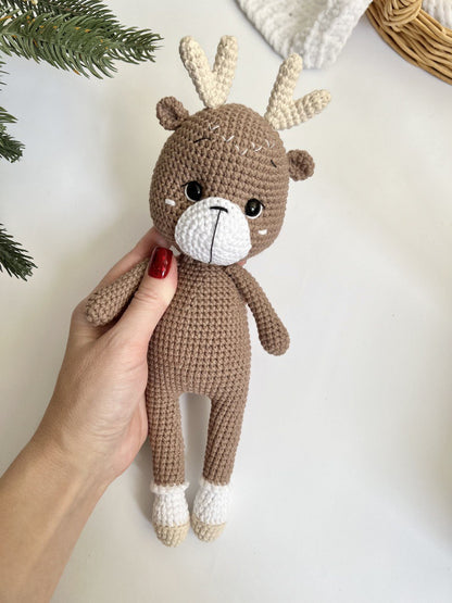 Cozy Crochet Moose Stuffed Animal | Unique Amigurumi Gift